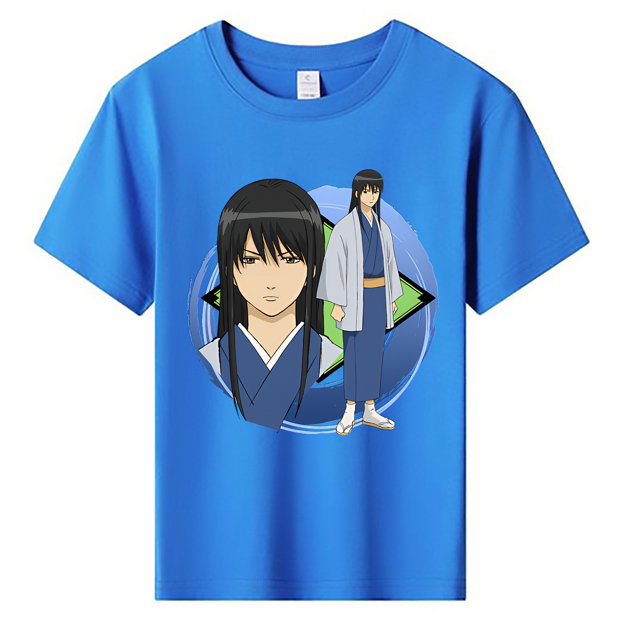 （画像用） ぎんたま 坂田銀時（さかたぎんとき） 神楽 志村新八（しむら しんぱち） GINTAMA Sakata Gintoki Kagura Shimura Shinpachi 綿100％キッズTシャツ（フロントプリント）